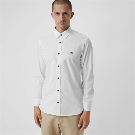 camicia burberry x|camicia burberry uomo bianca.